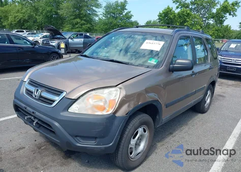 2003 Honda Cr-V Lx из США, поврежденный, VIN JHLRD68403C009387